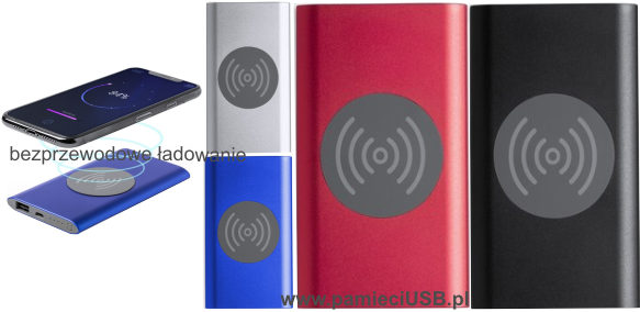 PB-256 Bezprzewodowy powerbank, ładowarka bezprzewodowa 5W,