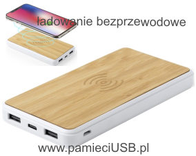 PB-257 Bezprzewodowy powerbank 8000 mAh